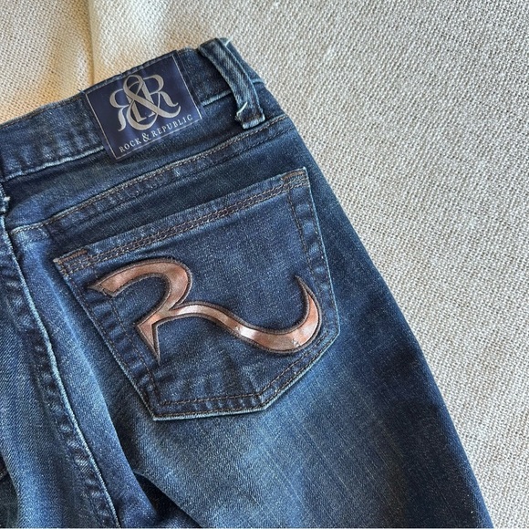 Y2K Rock & Republic Women's "Kasandra" Low-Rise Bootcut Jeans 2000’s - Picture 6 of 7